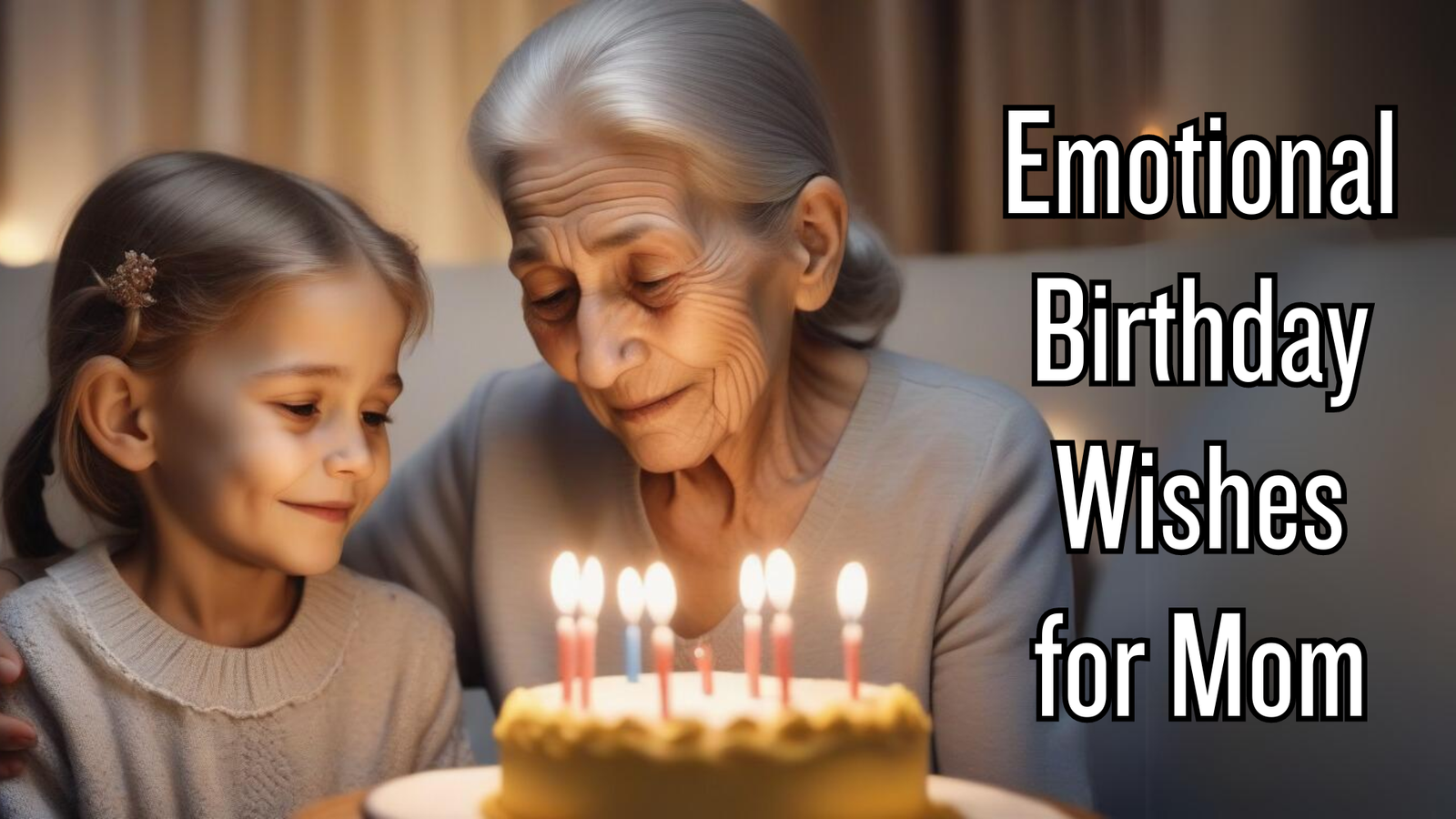 Emotional Birthday Wishes for Mom