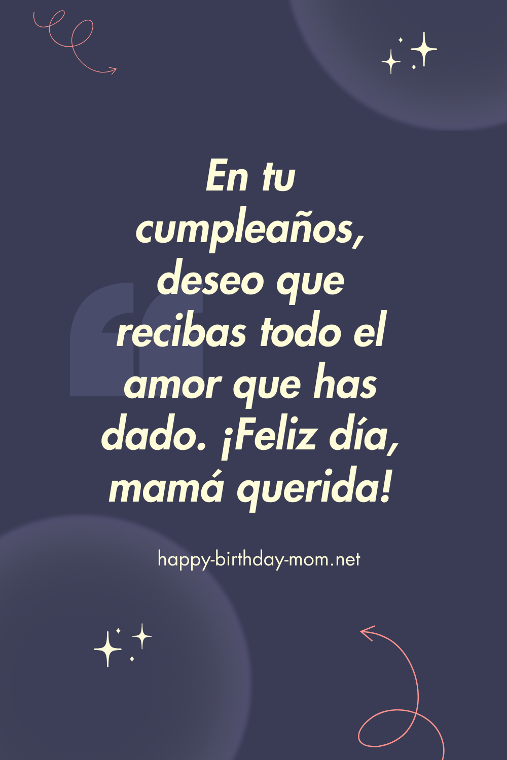 50 Birthday Wishes For Mom in Spanish - Happy Birthday Mom