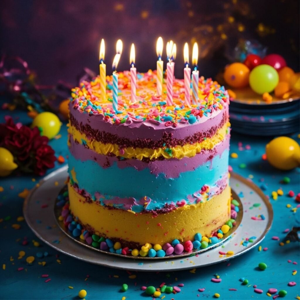 Make her feel special with a Happy Birthday cake that says it all.