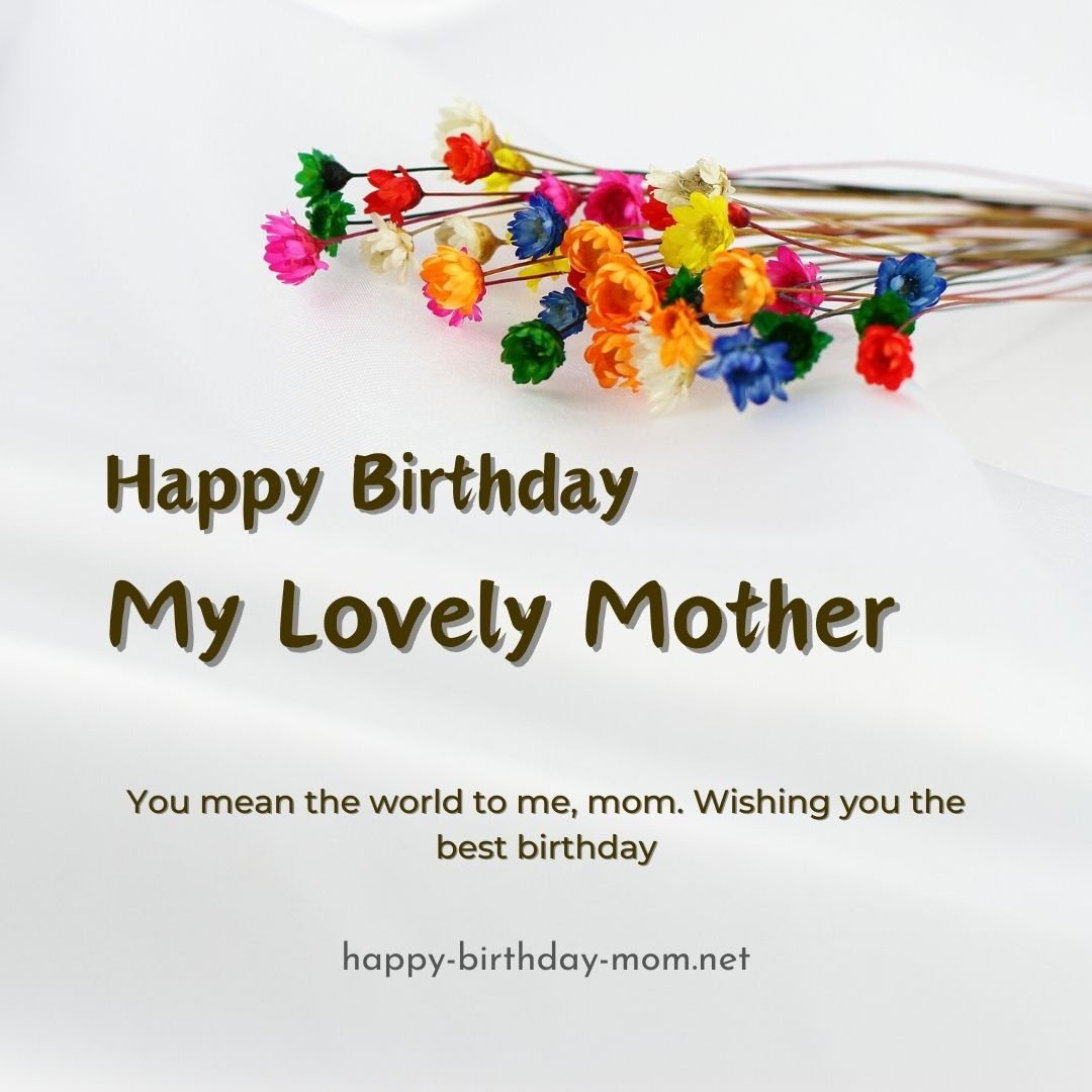 Celebrate Mom's Special Day with Happy Birthday Flowers - Happy ...