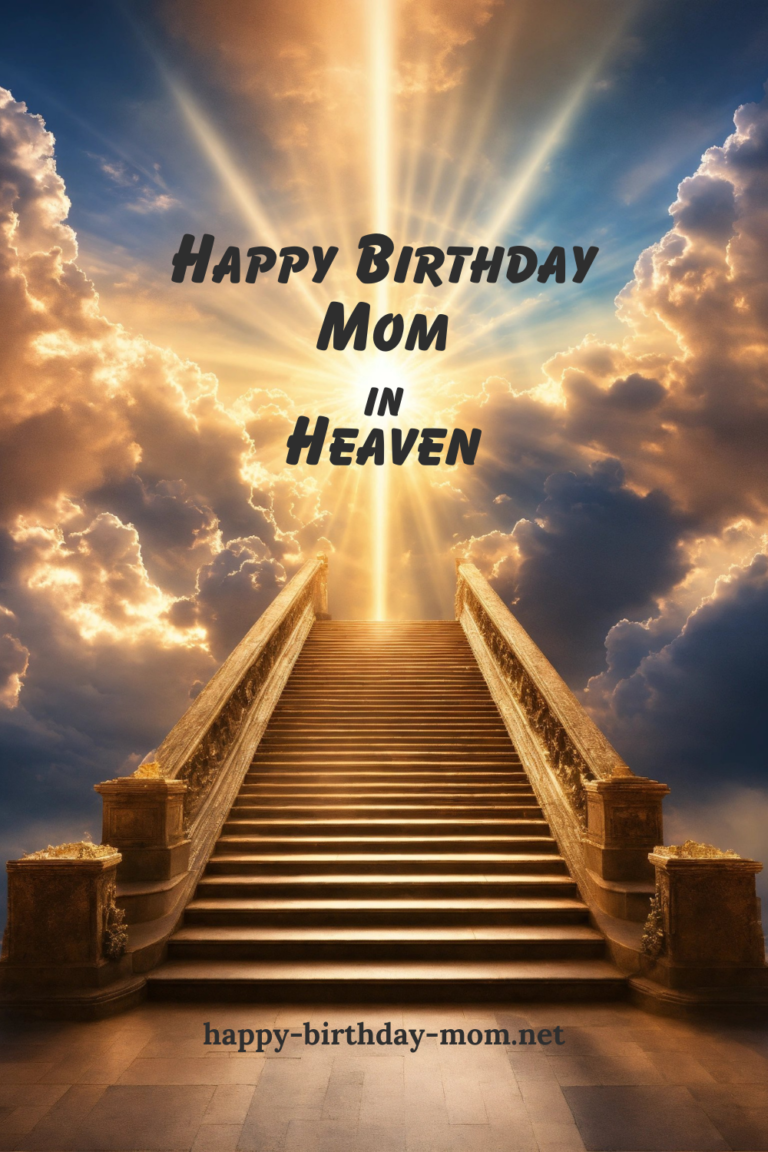 50 Happy Birthday Mom in Heaven Images