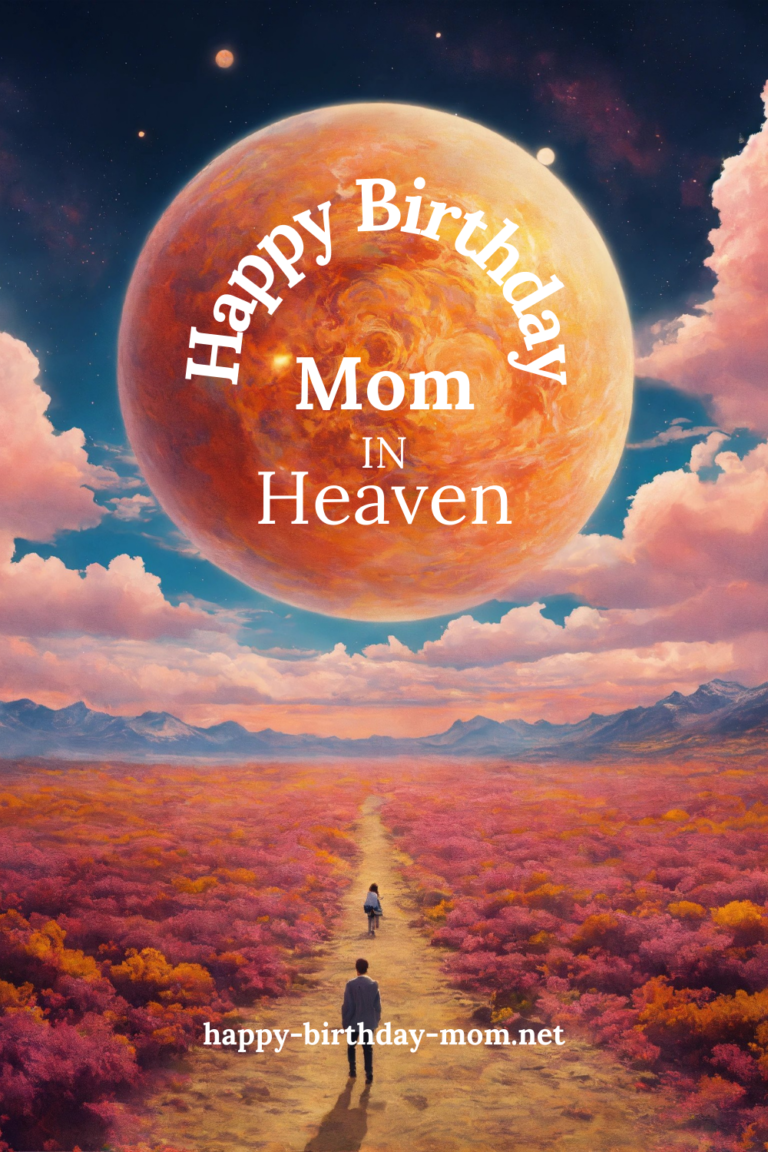50 Happy Birthday Mom in Heaven Images