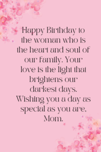 53 Heartfelt Touching Birthday Wishes for Mom - Happy Birthday Mom