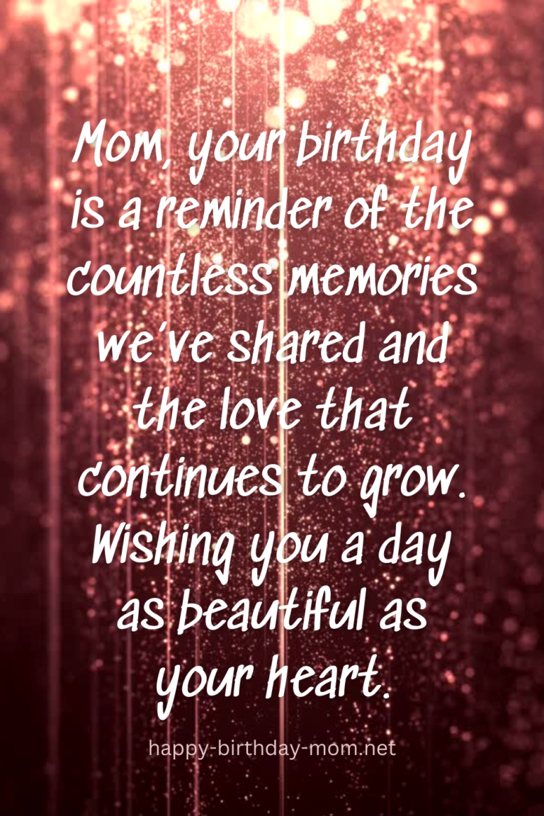 103 Touching Birthday Quotes for Mom: Happy Birthday Mom