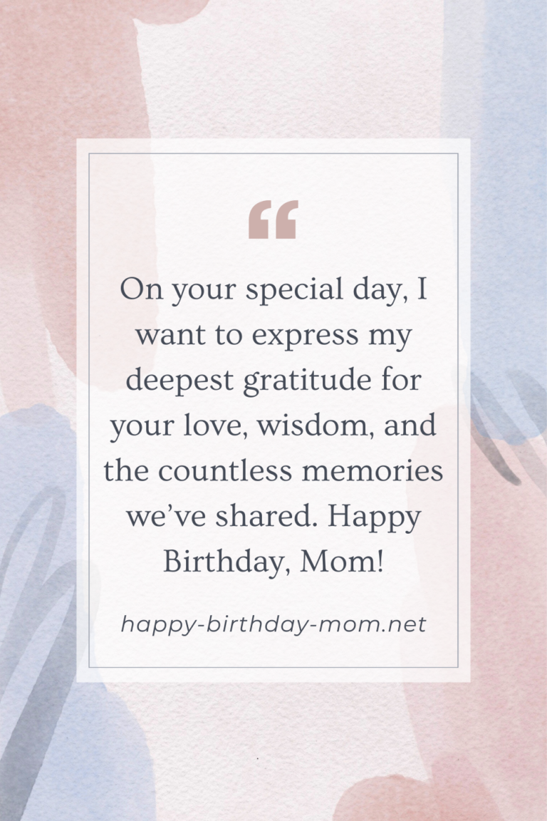 103 Touching Birthday Quotes for Mom: Happy Birthday Mom