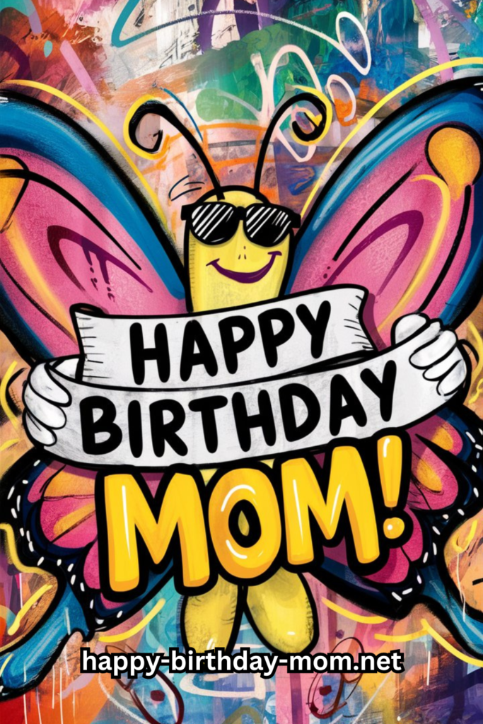 happy birthday mom butterfly