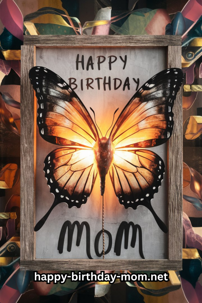 Happy birthday mom butterfly images