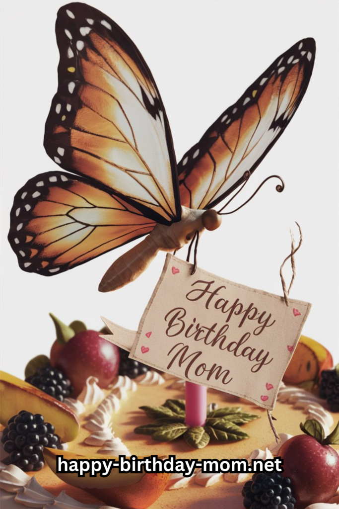 Happy birthday mom butterfly images