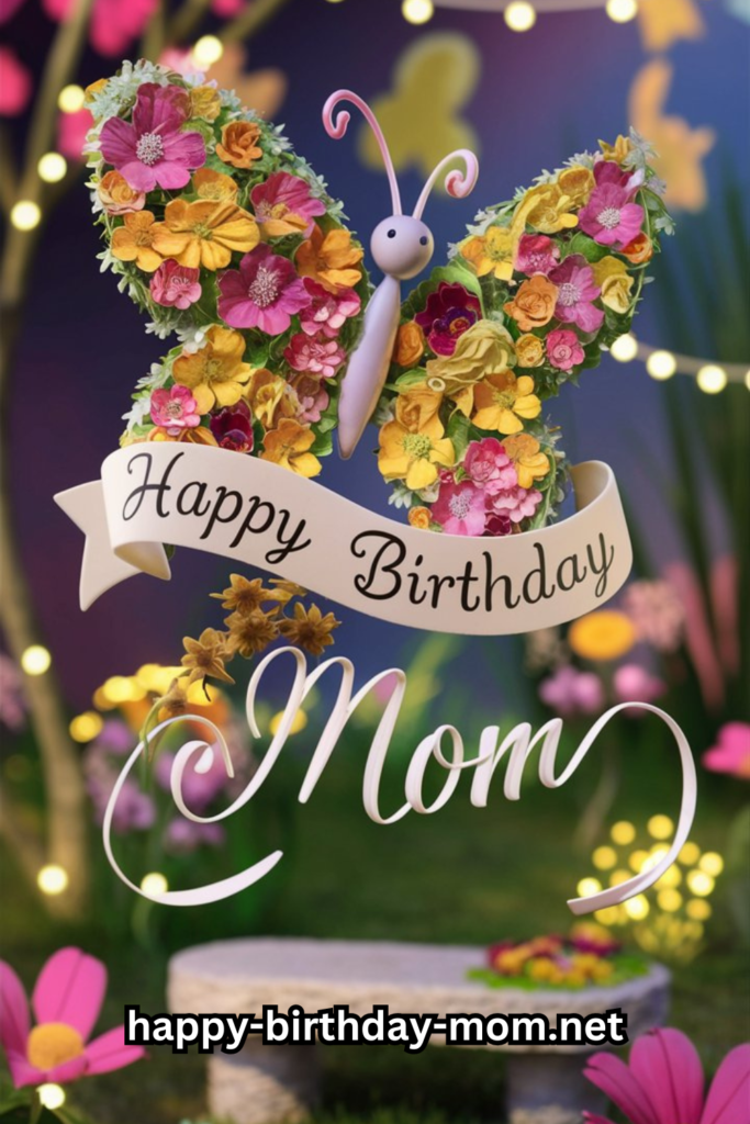 Happy birthday mom butterfly images