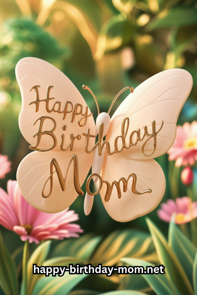 Happy birthday mom butterfly images