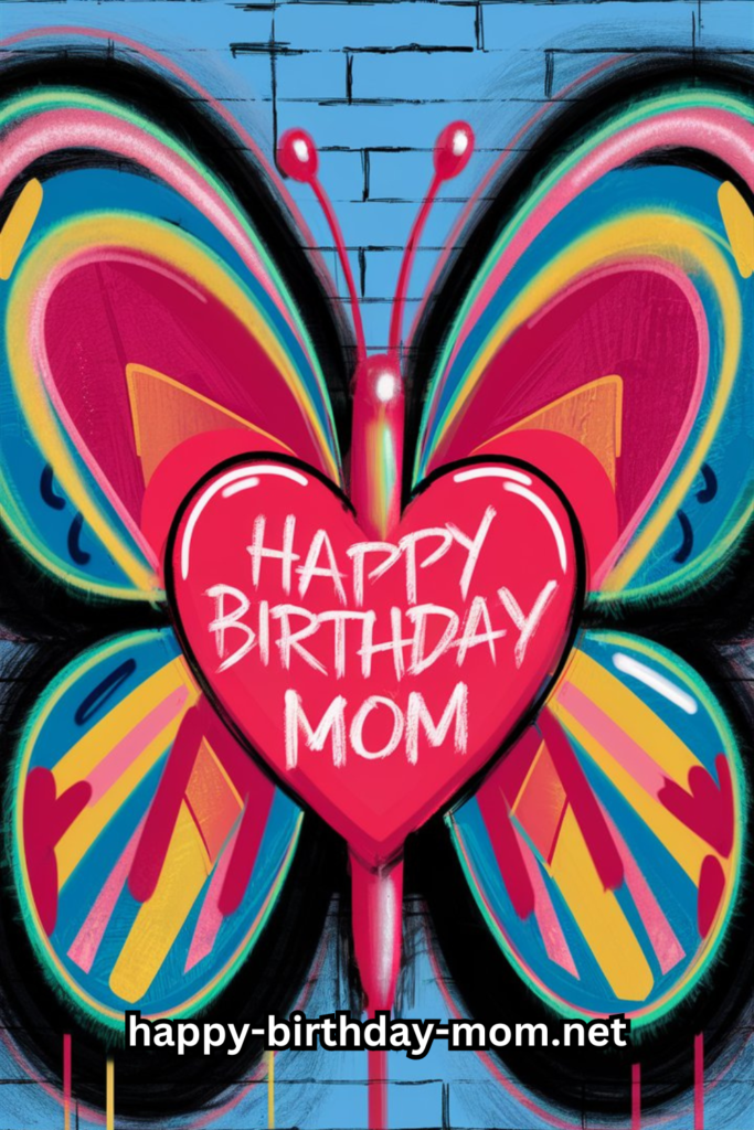 Happy birthday mom butterfly gif