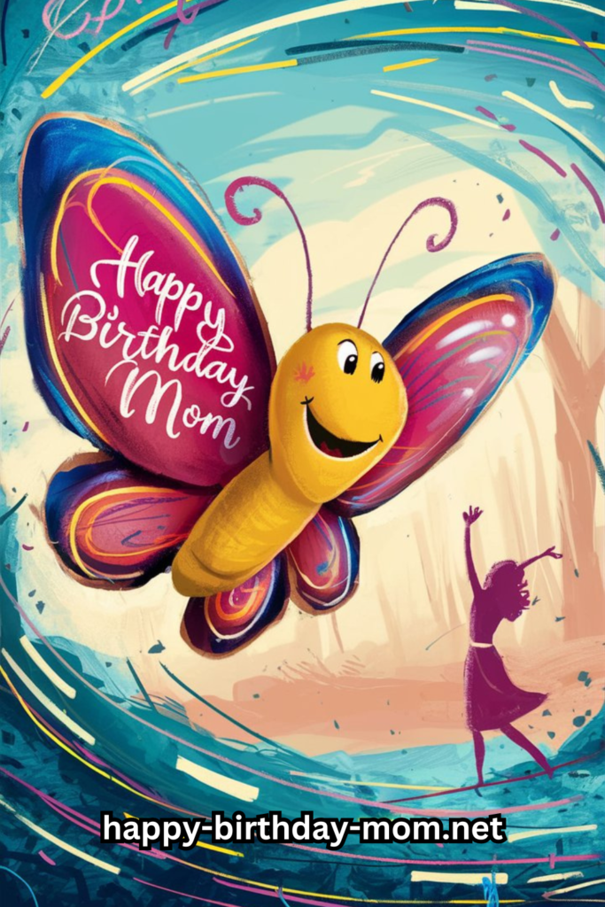 happy birthday mom butterfly