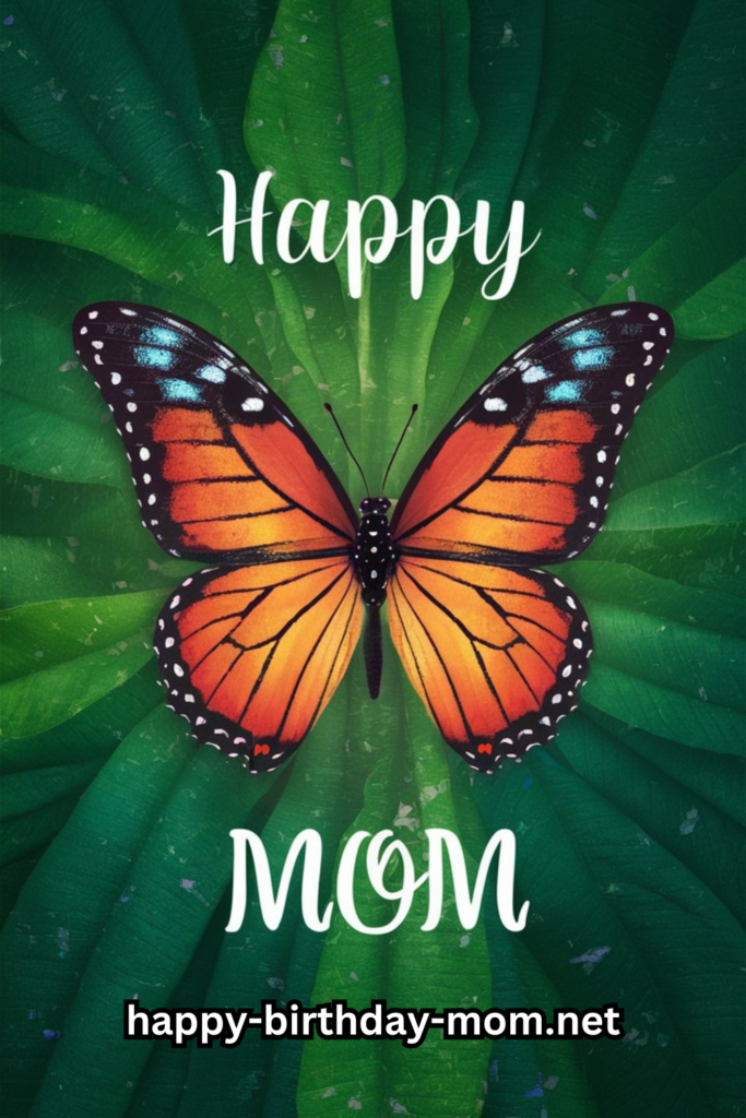 happy birthday mom butterfly