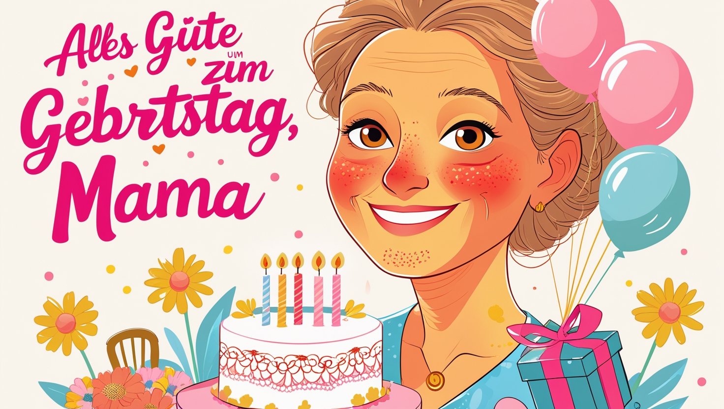 Alles Gute zum Geburtstag, Mama