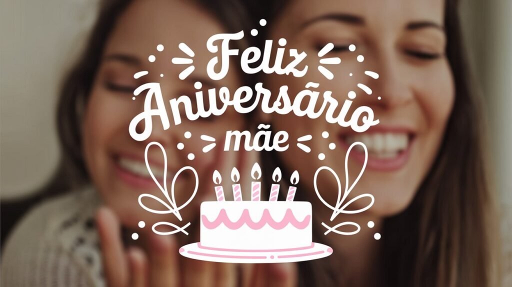 Feliz aniversário mãe