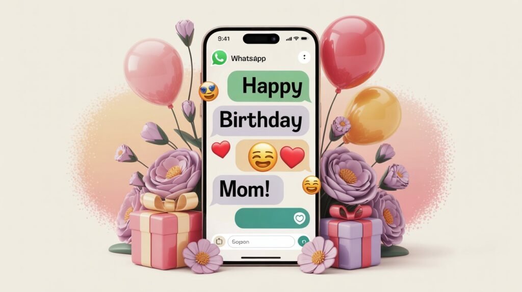 WhatsApp Birthday Wishes for Mom 