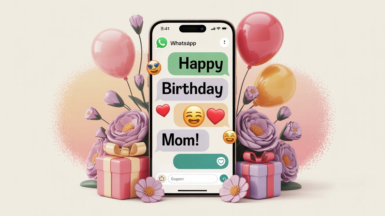 WhatsApp Birthday Wishes for Mom